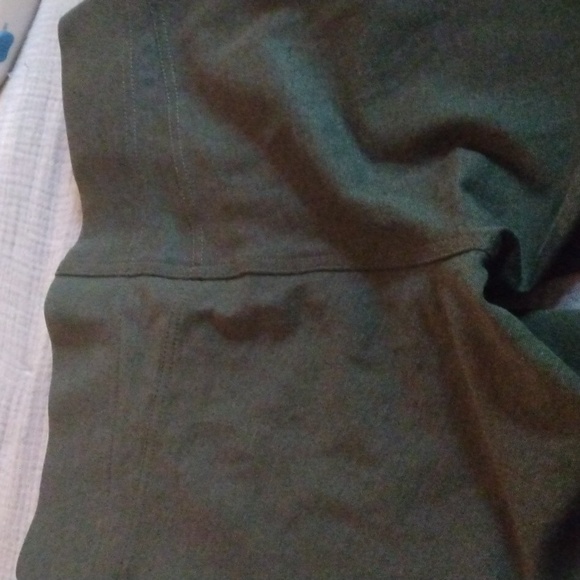 LOFT size M olive green seamed leggings Never worn - Picture 5 of 8